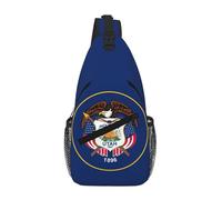 GaxfjRu Utah Flag print Crossbody Bag for Women Men Sling Bag for Travel Hiking Crossbody Sling Backpack