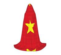 GaxfjRu Vietnamese flag Halloween witch costume for,Renaissance costume,robe cloak cosplay costume