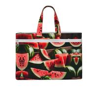GaxfjRu Watermelon fresh fruit print Tote Bag Canvas Laptop Bag for Women Casual Work Bags for Travel, Office, College