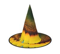 GaxfjRu You Are My Sunshine Sunflower Print Halloween Witch Hat, Witch Costume Accessory For Halloween Cosplay Party Holiday Decoration 3pcs