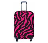 Gaxfjru Zebra Tiger Leopard Pink Print Travel Luggage Cover Suitcase Cover Protector Suitcase Washable Baggage Covers Anti-Scratch