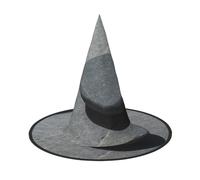 GaxfjRu Zen Stone Print Halloween Witch Hat, Witch Costume Accessory For Halloween Cosplay Party Holiday Decoration 3pcs