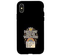 Gay Agenda Queer Humor Pride Meme Satire World Domination Case for iPhone X/XS