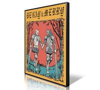 Gay Art Canvas, Be Gay & Merry Quote Knight's Love Poster, Funny Medieval Knights Painting, Queer Print Lgbtq Poster for Man Cave Wall Decor, Gay Pride Picture Gift 12x16in Unframed