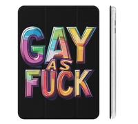 Gay As Fuck LGBT Tablet Case Compatible with Mini6（8.3in） Trifold Cover Stand Protective Case Cover