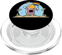 Gay Astronaut Moon Landing Rainbow Flag PopSockets PopGrip for MagSafe