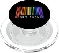 Gay Barcode New York Pride Ally Rainbow LGBTQ Pride Month PopSockets PopGrip for MagSafe