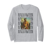 Gay Bear Devil Halloween Costume Funny Beefcake Spooky Brief Long Sleeve T-Shirt