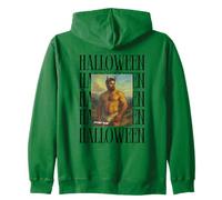 Gay Bear Devil Halloween Costume Funny Beefcake Spooky Brief Zip Hoodie