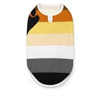 Gay Bear Pride Flag Versatile Dog Vests for Dogs And Cats - Full Print Pet Vest S