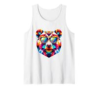Gay Bear Pride LGBTQ Rainbow Flag Gay Pride Men Women Tank Top