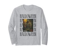 Gay Bear Zombie Halloween Spooky Beefcake Tighty Whities Long Sleeve T-Shirt