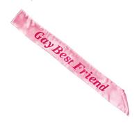 Gay Best Friend Pink Sash