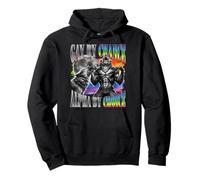 Gay By Chance Alpha By Choice Alpha Wolf LGBT Sigma Graphic Pullover Hoodie