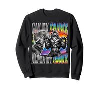 Gay By Chance Alpha By Choice Alpha Wolf LGBT Sigma Graphic Sweatshirt