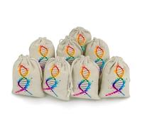 Gay DNA Science 8 Pcs Drawstring Pouches Cute Jewelry Pouches Sachet Bag Gifts Bags for Party Home Supplies