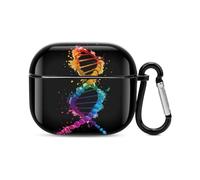 Gay DNA Science Bluetooth Headset Cover Hard Shell Earbuds Case Protective Cover Compatible with Airpods 3