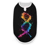 Gay DNA Science Dog Shirts Sleeveless T-Shirt Pet Tank Top Soft Summer Vests Clothes for Dogs And Cat XL