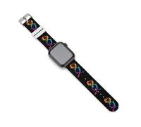 Gay DNA Science Silicone Watch Band Replacement Watch Straps Adjustable Sport Wristband for Women Men 42mm/44mm