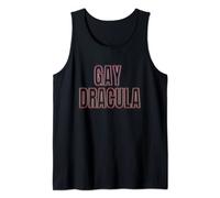 Gay Dracula LGBTQ Halloween Vampire Tank Top