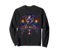Gay Dragon Cute Fantasy Castle Tower Gay Pride Rights Women Sweatshirt