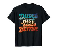 Gay Dudes Just Taste Better Rainbow Pride Flag LGBTQ Men T-Shirt