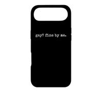 Gay? Fine By Me! Funny LGBTQ Ally Pride Month Equality Humor Case for iPhone Air