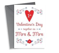 gay first Valentines Day Card 4789