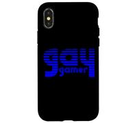 Gay Gamer Blue Best Gift for LGBTQ Queer Video Gamer Gays Case for iPhone X/XS
