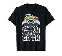 Gay Goth LGBT Pride Funny Goth Pride Vampire Bat Shirt T-Shirt