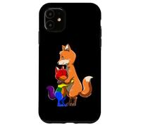 Gay Kid And LGBTQ Fox Mama Rainbow Pride Love Case for iPhone 11