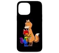Gay Kid And LGBTQ Fox Mama Rainbow Pride Love Case for iPhone 13 Pro Max