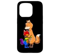 Gay Kid And LGBTQ Fox Mama Rainbow Pride Love Case for iPhone 15 Pro