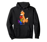 Gay Kid And LGBTQ Fox Mama Rainbow Pride Love Pullover Hoodie