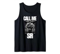 Gay Leather Men Design - Muscle Daddy Bear Biker Tank Top