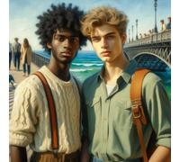 Gay Love Puzzle BL Jigsaw Puzzles for Adults - Homosexuality is Beautiful Love - Creative Gifts are Perfect for Home Entertainment and Game Collections 1000 Piece