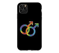 Gay man symbol male symbols partnership rainbow men's love Case for iPhone 11 Pro Max