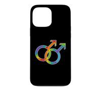 Gay man symbol male symbols partnership rainbow men's love Case for iPhone 13 Pro Max
