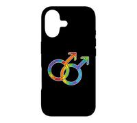 Gay man symbol male symbols partnership rainbow men's love Case for iPhone 17