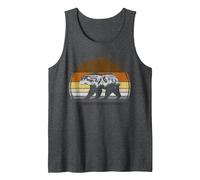 Gay Men, Bear Community, Gay Bear Tank Top, Men, Dark Heather Grey, Large