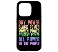 Gay Power Black Power Women Power Student Power People Case for iPhone 15 Pro