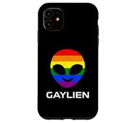Gay Pride Alien Face Funny Gaylien Case for iPhone 11
