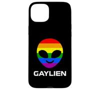 Gay Pride Alien Face Funny Gaylien Case for iPhone 15 Plus