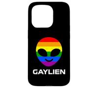 Gay Pride Alien Face Funny Gaylien Case for iPhone 15 Pro