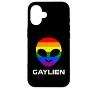 Gay Pride Alien Face Funny Gaylien Case for iPhone 16
