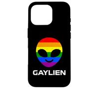 Gay Pride Alien Face Funny Gaylien Case for iPhone 16 Pro