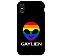 Gay Pride Alien Face Funny Gaylien Case for iPhone X/XS