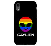 Gay Pride Alien Face Funny Gaylien Case for iPhone XR