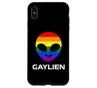 Gay Pride Alien Face Funny Gaylien Case for iPhone XS Max