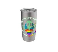 Gay Pride Apparel for a Alien Lover Stainless Steel Insulated Tumbler